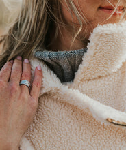 Load image into Gallery viewer, Beautiful mountain base ring surrounded by the sparkle of “snow” and diamonds